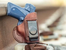 Kimber Solo 9mm | Full Grain Leather IWB Conceal Carry Inside Pants Holster