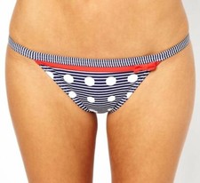 Freya Hello Sailor Bikini Brief Size M 12 14 Tab Side Tankini Swim Bottom 3467