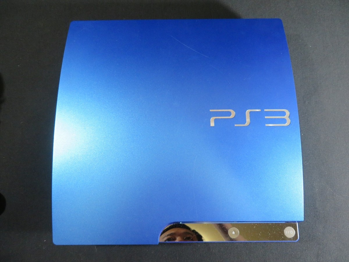 PS3 splash blue console 320gb Playstation SONY games video