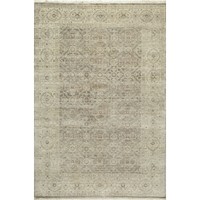 Villa Ornamental Hand-knotted Taupe Rug (2' X 3') Villa Ornamental Hand-knotted Taupe Rug (2' X 3')