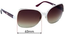SFx Replacement Sunglass Lenses fits Bvlgari 6033 - 63mm Wide