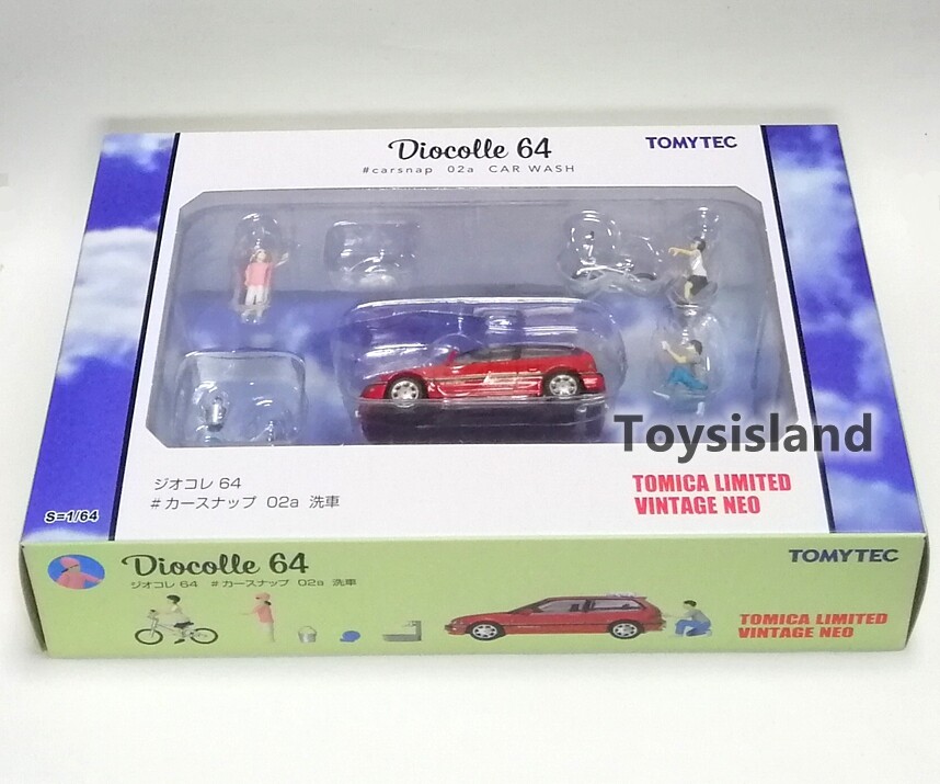Tomica Limited Vintage TOMYTEC Diocolle 64 Carsnap 02a CAR WASH