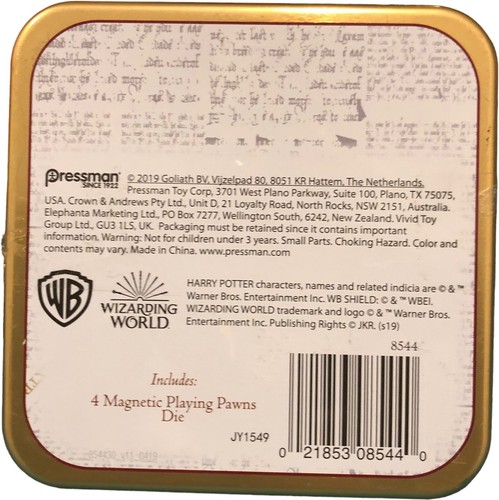 Wizarding World Harry Potter Basilisks And Broomsticks, Travel Size Board Game - Picture 3 of 3