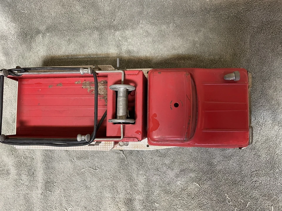 Tonka 5号泵梯消防车压钢美国缺失零件 — 第 3/4 张图片