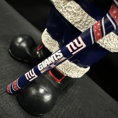 NY Giants NFL Football Santa Claus Figurine Decor Christmas Gift Table Topper - Picture 6 of 17