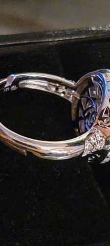 DAMEN 925* SILBER RING AMATESTSTEIN GR. 7 VERSTELLBAR AUF 7,5 - Bild 7 von 11