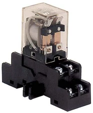 Altronix RDC24 DIN Rail Mount UL Recognized Relay & Base - 24VDC operation, 43mA