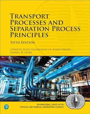 Transport Processes and - Hardcover, by Geankoplis Christie; Hersel - Very Good
