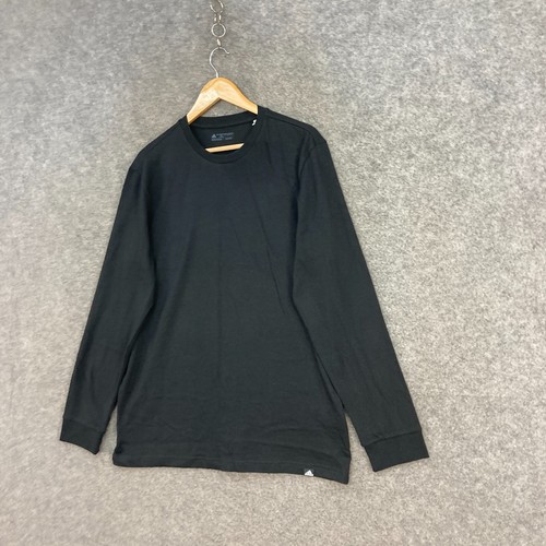 Adidas Shirt Mens Small Loose Long Sleeve Crew neck Cotton ALL SZN Tee 24007 - Picture 2 of 9