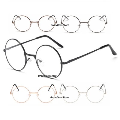 Round Metal Frame Nerd Reading Glasses Round Style Strength +0 to UK  Stock UK