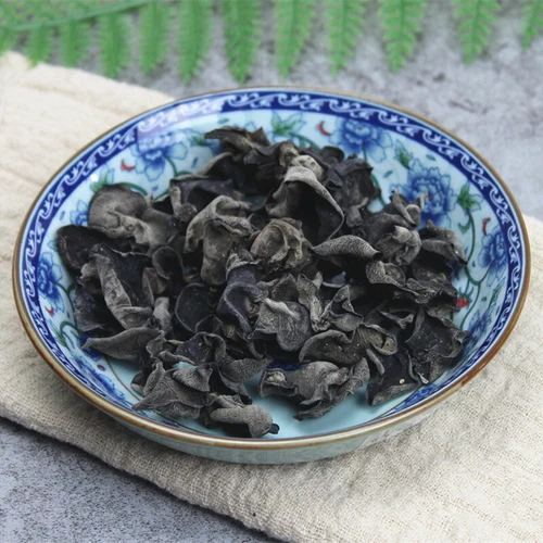 Dried Black Fungus Mu Er Chinese Wood Ear Jew's Ear Food Mushroom Natural 250g