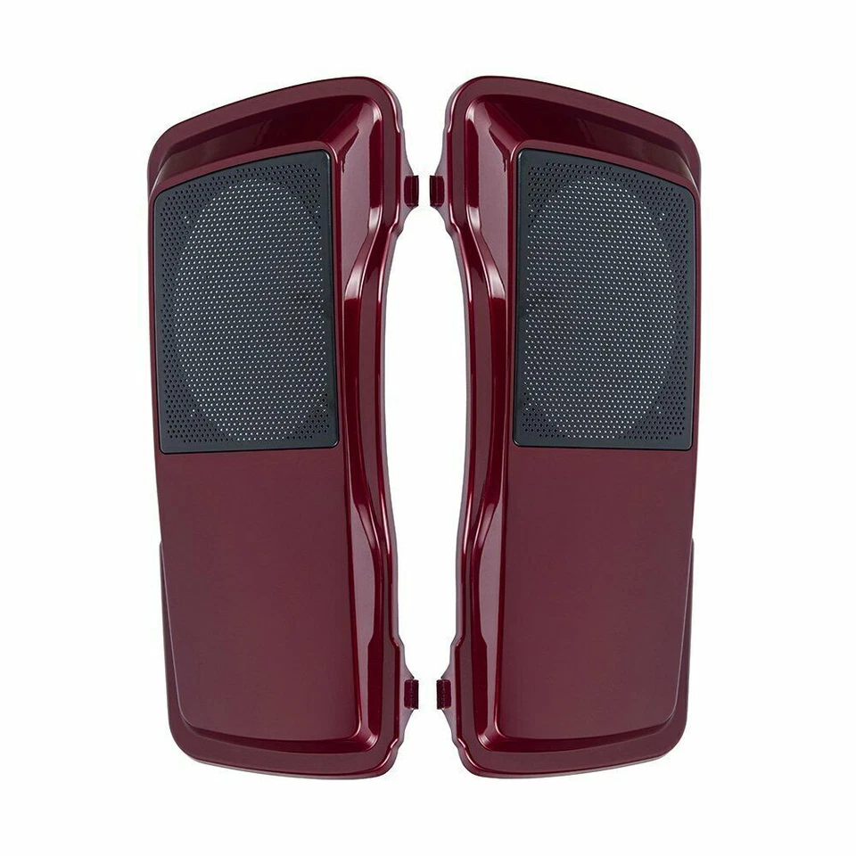 Merlot Sunglo 6x9 Saddlebag Speaker Lids Fits 2006-2013 Harley FLTR FLHX - Image 4 of 4