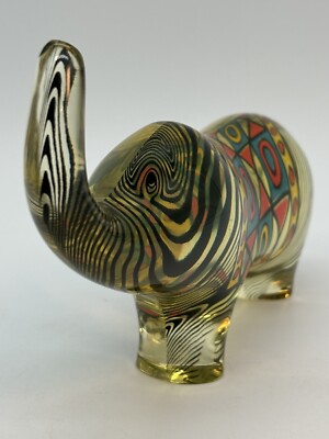 MCM Abraham Palatnik Lucite Elephant Acylic Optic Art Mid Century