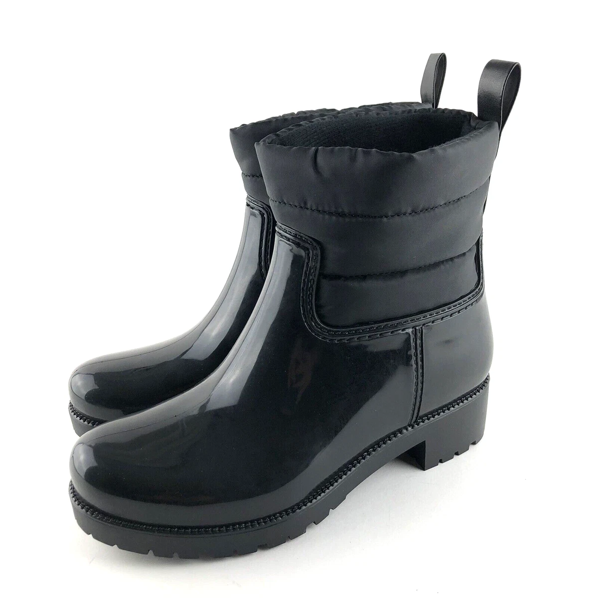 Rain boots short black 2025