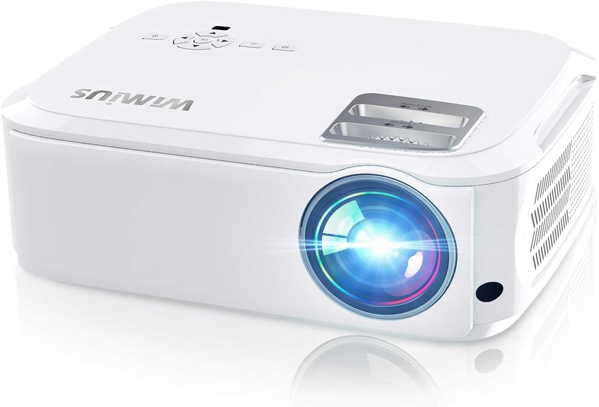 Projector, WiMiUS P21 6500 Lumens Video Projector Native Projector, WiMiUS P21 6500 Lumens Video Projector Native