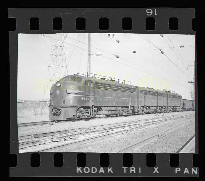PRR Pennsylvania Railroad EMD F7A Locomotive #9646 - Vintage