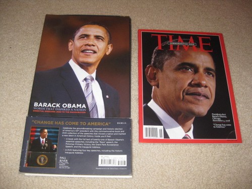 barack-obama-collection-magazines-plate-books-dvd-44th-presidnet-of