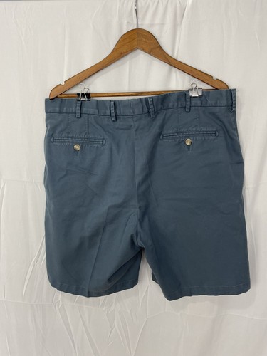 Peter Millar Blu Soft Touch Twill Pima Cotone Spandex Golf 8 in Pantaloncini Uomo 38 - Foto 2 di 5