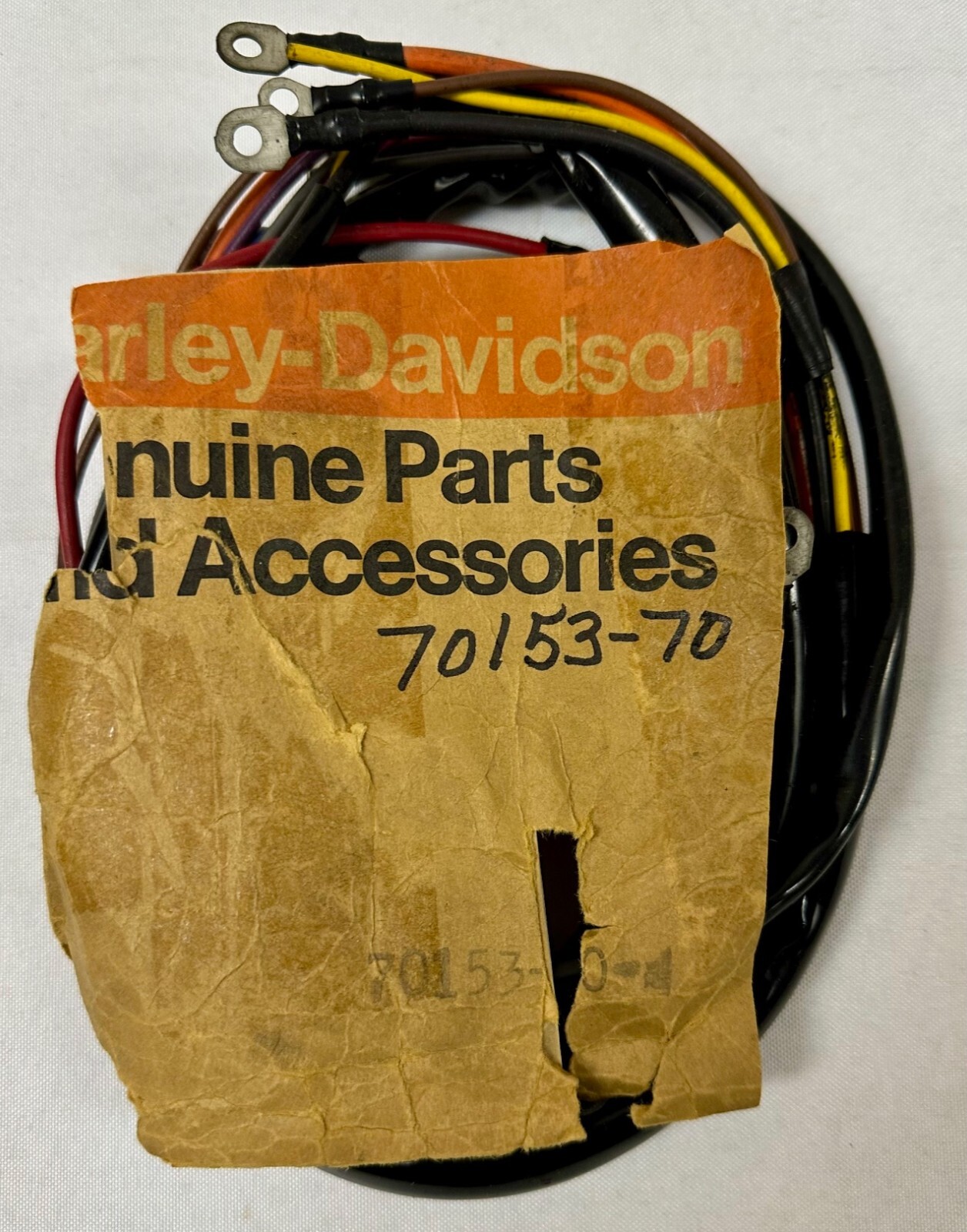 HarleyDavidson 7015370 Main Wiring Harness for 1970Early 1971 XLCH