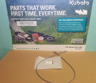 GENUINE Kubota THROTTLE ACCELERATOR LEVER CABLE 66101-43243 FREE TRACKED DEL