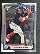 Byron Chourio 2024 Topps Bowman Chrome #BCP-129 1st Minnesota Twins - 1B
