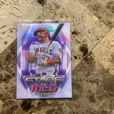 Mike Trout 2023 Topps Series 1 Stars of the MLB Chrome #SMLBC-2 A-4