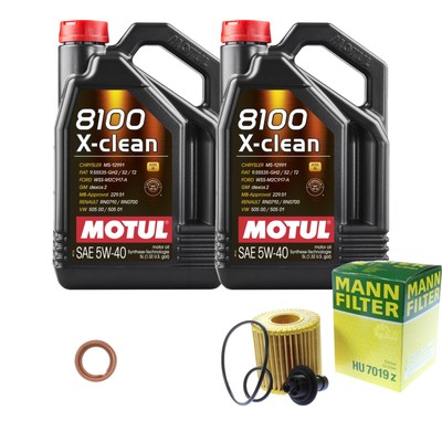 MANN Inspektionspaket 10 L MOTUL 8100 X-CLEAN 5W-40 für Lotus Evora