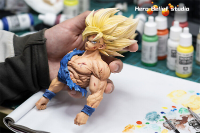 In stock】1/6 Scale Gathering of Saiyan Son Goku-Dragon Ball-Hero Belief  Studio - weareanimecollectors