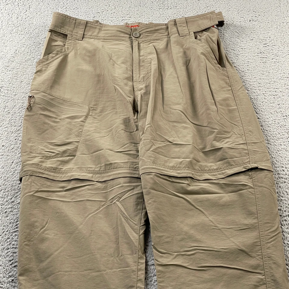 Simms Pants Mens Large 32x32 Tan Convertible Fishing Hiking Lightweight Outdoor - Image 2 of 4