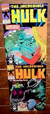 The Incredible HULK #382 & #383 by Peter David & Dale Keown, (1991, Marvel)