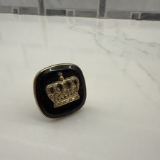 Royal Imperial Crown King Single Vintage Cufflink