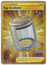 Pokemon TCG Egg Incubator 087/078 Secret Rare Pokemon GO Holo LP