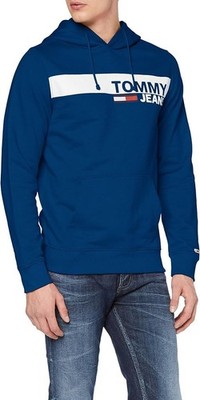 Tommy Hilfiger Essentials Hoodie Herren blau Small neu mit Etikett C600