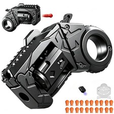 Metal Fidget Toys Gun for Adults,4.33IN Spinner Gun Cool Stress Relief Toy