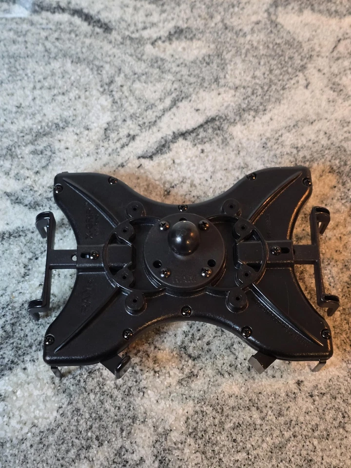 Soporte para tableta con agarre X RAM con bola de 1 pulgada tamaño B ajuste universal negro Foto 2 de 4