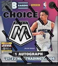Nba 2021-22 Panini Mosaic Basketball Choice Shrink Box