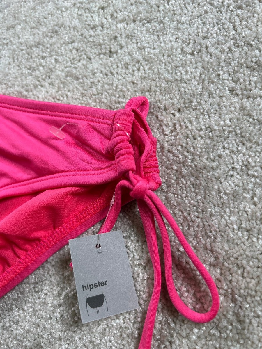 Mossimo Women's Swimwear Pink S Hipster Bikini Bottom Nylon | eBay
