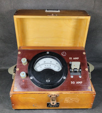Vintage Military Issue GROUND TEST AMMETER ~ Richmond Electronics Ltd ~ Boxed