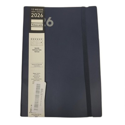 Finocam Kalender 2026 Wochenansicht vertikal Januar Dezember 12 Monate Jahreskal