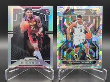 Kevin Porter Jr. & Cameron Thomas - 2 Rookie Parallel Card Lot (Silver & Ice)