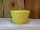 Vintage McCoy USA #506 Floraline Art Deco Pottery 6" Yellow Loop Wave Planter