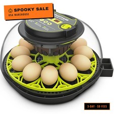 Incubators for Hatching Eggs 12 Egg Incubator with Automatic Egg Turning and Hum