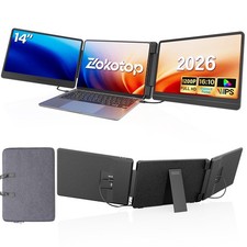 Laptop Screen Extender 14 FHD 1200P Triple Portable Monitor HDMI USB C