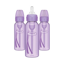 Dr. Brown'S Anti-Colic Options Narrow Baby Bottles, Purple, 8 Oz, 3-Pack