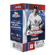 2026 TOPPS CHROME BASEBALL VALUE BLASTER BOX MLB Brand New Factory Sealed