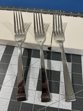 Oneida Cozumel (3) Dinner Forks 18/10 Stainless Flatware Replacements
