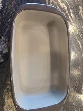 Pampered Chef Small Rectangular Baker Cranberry 1 Quart  6x9x1.75 1378