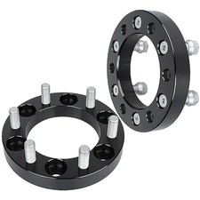 1in 6x5.5 Wheel Spacers, 2pcs 6x139.7 M14x1.5 Studs 108mm Center Bore Spacer,