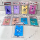 2023 POKEMON X FUNISM EEVEE EVOLUTION MINI FIGURE CARD PSA 10 SEQUENTIAL SET