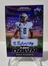 2025 Leaf Football Nation NOAH ROBERTS *NEW DAWN PURPLE SPARKLE AUTO /8